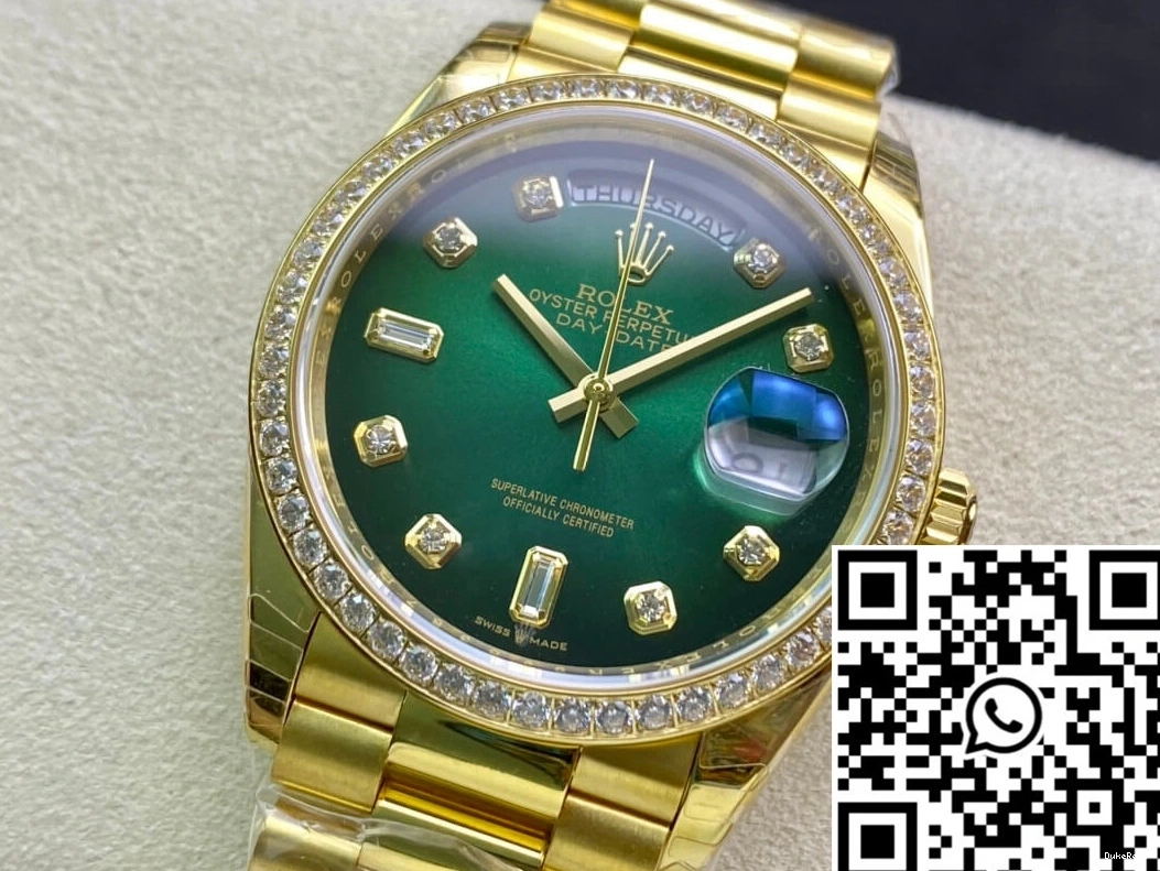 Factory Rolex EW Date Day M128348RBR-0035 Yellow Gold 0521